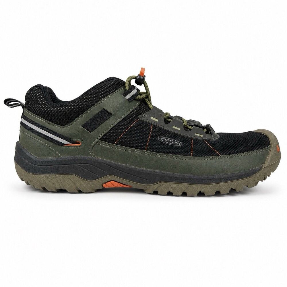 KEEN Waterproof Hiking Trail Shoes Men’s Size 7 Green Black Outdoor Hike Sneaker